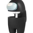 Boneco Jogo Among Us Preto Impostor 12cm Original Rosita
