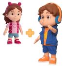 Boneco JP Mecanizado 14 frases + Boneca Mini Maria Clara 13cm Maria Clara e JP Youtubers