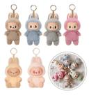 Boneco Labubu Pelúcia Sentado Chaveiro Boneco Surpresa Labubu Monster Colecionável