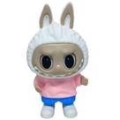 Boneco Labubu Pop Decoração Macaron 3d La Bubu 18cm Colecionável Mart