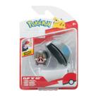 Boneco Lechonk com Pokébola Heavy - Pokémon