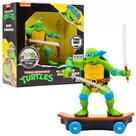 Boneco Leonardo Sewer Shredders com Skate - Candide 7407