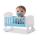 Boneco Little Dolls Bercinho Divertoys Azul Boneco Little Dolls Bercinho Divertoys Azul