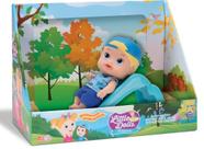 Boneco Little Dolls Playground Menino Com Escorregador
