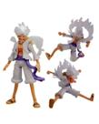 Boneco Luffy Gear 5 One Piece Articulado com Acessorios Action Figure Colecionavel