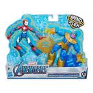 Boneco Marvel Avengers Bend And Flex Iron Patriot vs Thanos E9197 - Hasbro