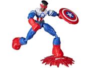 Boneco Marvel Capitão América Falcão Vingadores Disney Hasbro