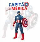 Boneco Marvel Capitão América Steve Rogers Olympus Boneco Marvel Capitão América Steve Rogers Olympus