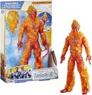 Boneco Marvel F4 Johnny Em Chamas Hasbro G1890