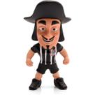Boneco Mascote Mosqueteiro do Corinthians Sport Club Corinthians Paulista Oficial em Vinil Articulado 12cm Camisa 2 (Lis