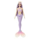 Boneco Mattel Barbie Doll Mermaid Gray HRR06