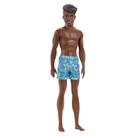 Boneco Mattel Barbie Ken Dark Beach Blue Trunks HXX53 Boneco Mattel Barbie Ken Dark Beach Blue Trunks HXX53