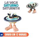 Boneco Meme La Vaca Saturno Saturnita Articulado para Decoração Geek em 3D Brainrot Italiano