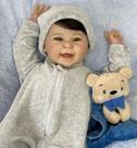 Boneco Menino Reborn Bebê acessórios