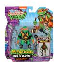 Boneco Michelangelo de 10cm Mix 'N Match - As Tartarugas Ninja