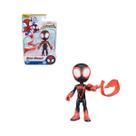Boneco Miles Morales Marvel Spidey Amazing Friends 10cm