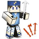 Boneco Mine Beto Gamer Familia Arqueira Youtuber 15cm Craft