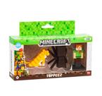 Boneco - Minecraft Gato Aranha e Alex MULTIKIDS