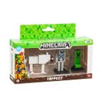 Boneco - Minecraft Lobo,Esqueleto e Creeper MULTIKIDS