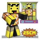 Boneco Minecraft Mel Problems Streamer 25 Cm Algazarra original