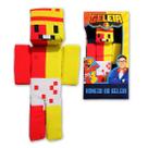 Boneco Minecraft Pelúcia Streamers Youtubers Cosmo Kids