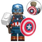 Boneco Minifigura Capitão América