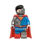 Boneco Minifigura Ciborgue SuperMan Vilão Super-Homem