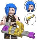 Boneco Minifigura Jinx League Of Legends