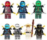 Boneco Minifigura Ninjago Legacy Kit7 Personagens