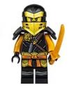 Boneco Minifigura Ninjago Mestre da Montanha Cole