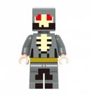 Boneco Minifigure Blocos De Montar Minecraft Skin Gray