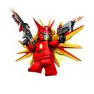 Boneco Montar Mega Robots Brinquedo 14 Peças