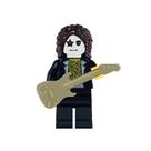 Boneco musica cantor pop rock bloco de montar
