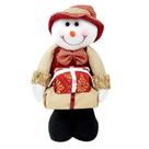 Boneco Natal Boneco De Neve Com Presente Natalino 29cm Boneco Natal Boneco De Neve Com Presente Natalino 29cm