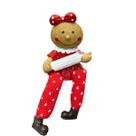 Boneco Natalino Cozinheira Ginger 14cm C/1unid RS3875