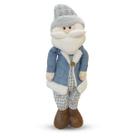 Boneco Natalino Papai Noel Azul 55cm C/1unid