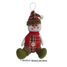 Boneco Natalino Pendente 20cm Xadrez Boneco Natalino Pendente 20cm Xadrez