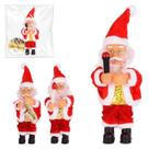 Boneco Noel Musical Com Luz 22cm Modelo Sortido Art Christmas