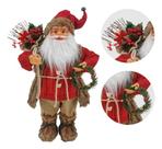 Boneco Papai Noel 30cm Enfeite Decoração Natal Ursinho Boneco Papai Noel 30cm Enfeite Decoração Natal Ursinho