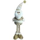 Boneco papai noel c/ perna madrid 38cm - niazitex