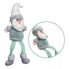 Boneco Papai Noel Com Peso Decorativo Luxo 43cm Natalino