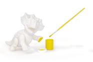 Boneco Para Colorir Dinos Cub Brutus 12 Cm Puff Toys - 064