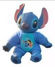Boneco Pelúcia Lilo Stitch cabeça emborrachada bem fofinho com 33cm