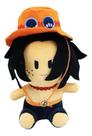 Boneco Pelucia One Piece Portgas D Ace Luffy Zoro Sanji Fofo