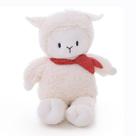 Boneco Pelúcia Ovelha Carola Marfim Cachecol Vermelho Zip Toys