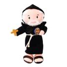 Boneco Pelúcia Religioso São Bento Zip Toys