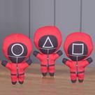 Boneco Pelúcia Round 6 Personagem Dorama Batatinha Frita 1 2 3 Decorativo Série Netflix Squid Game!