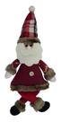 Boneco Pendente Papai Noel Natalino Árvore Natal Tecido 30cm