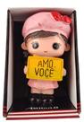 Boneco Plaquinha Resina Menino e Menina