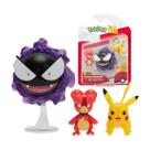 Boneco Pokemon 3 Figuras Pokémon Magby Gastly E Pikachu